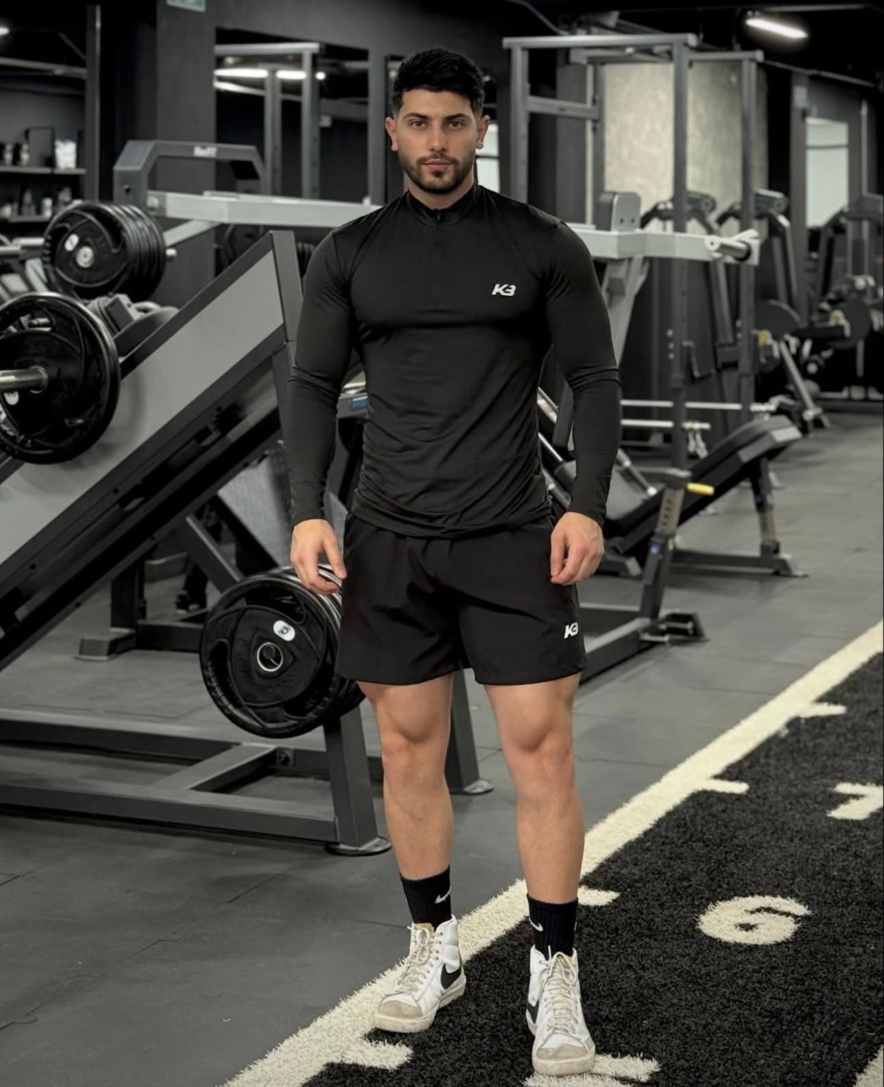 Short Licra Con Bolsillo