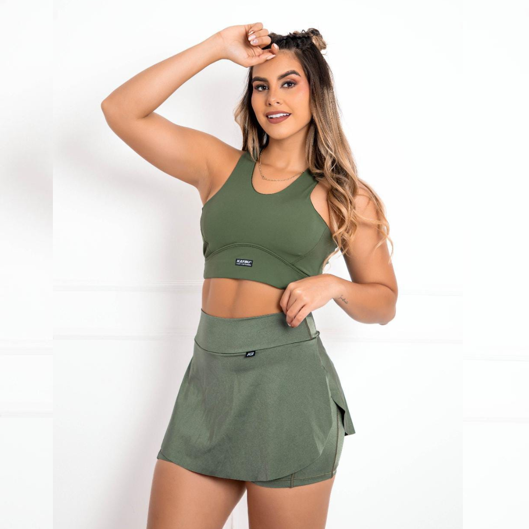 Falda Short Bolsillo